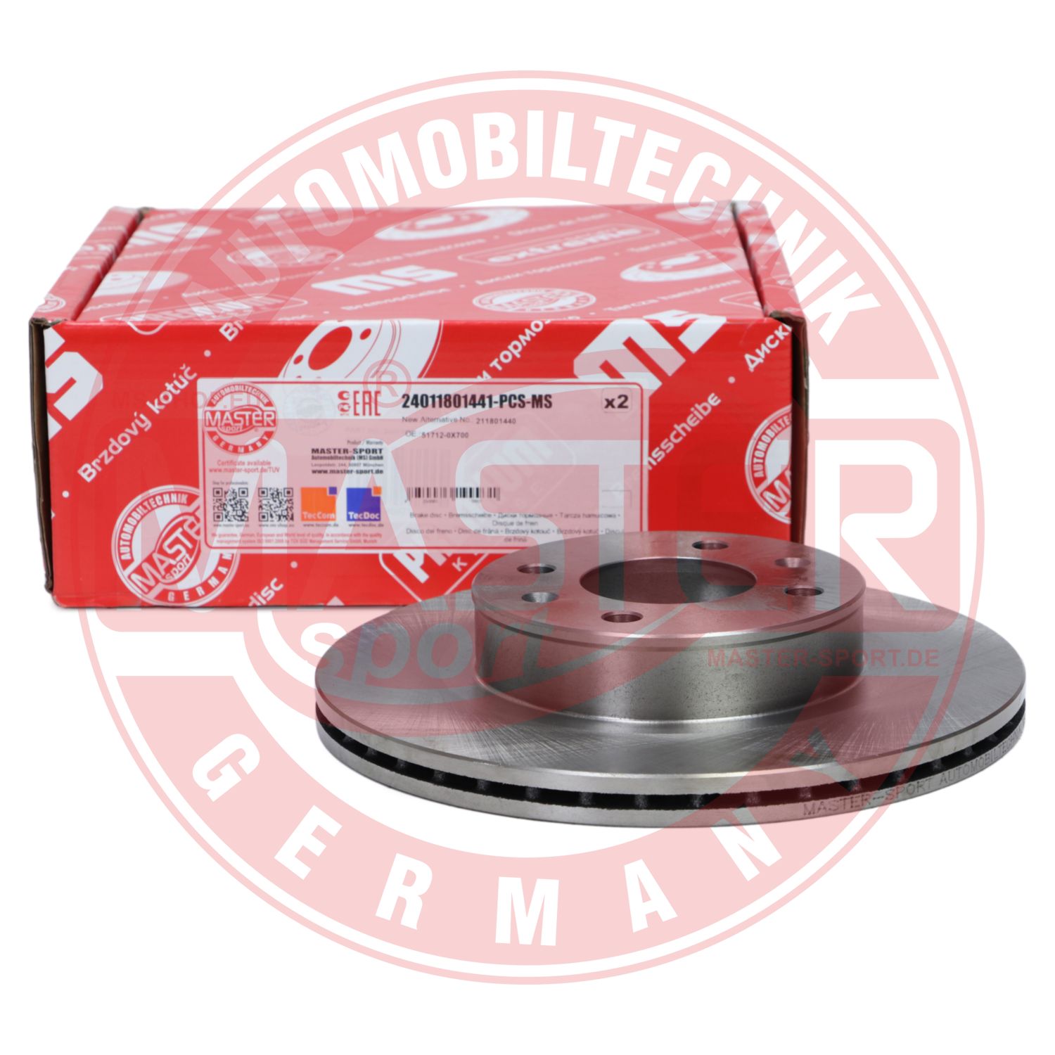 Disc frana MASTERSPORT GERMANY 24011801441-PCS-MS